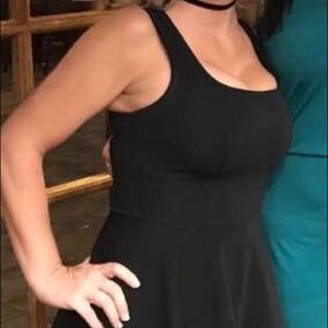 Black cocktail dress